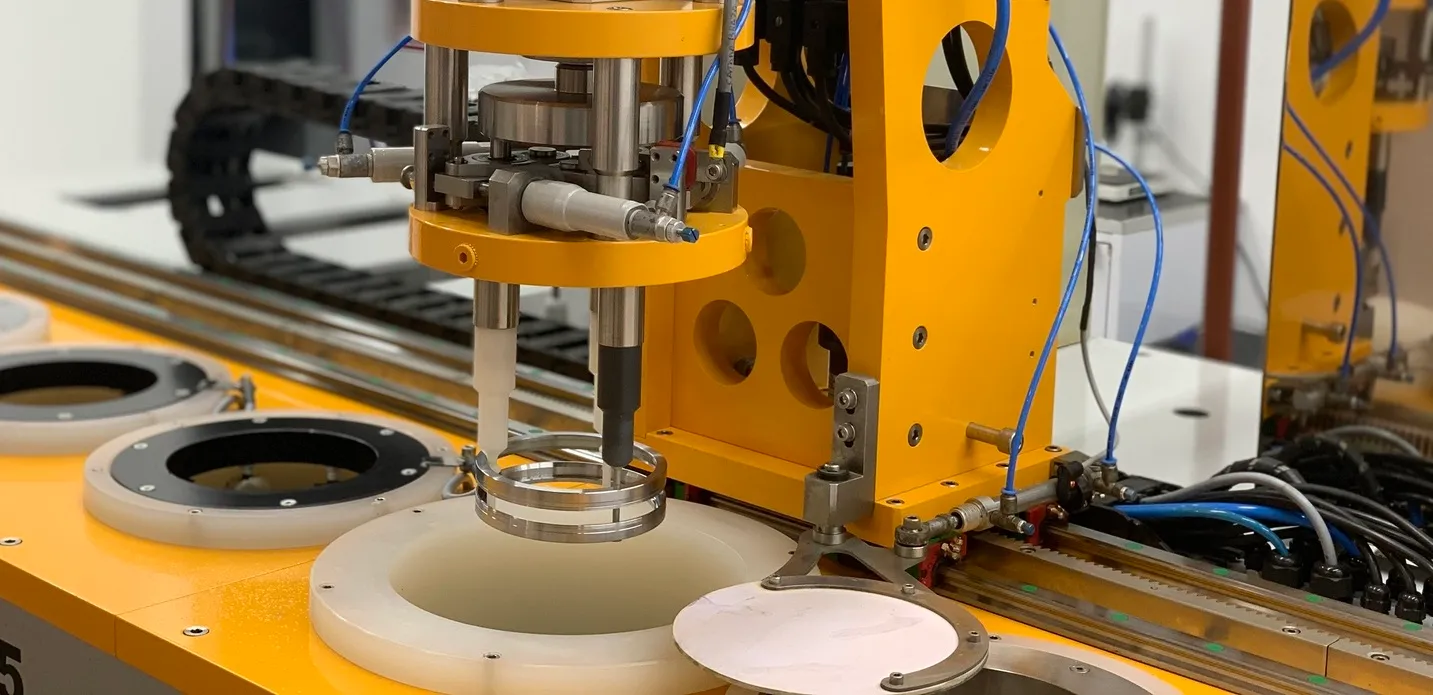 Nuclear manufacturing process with machines